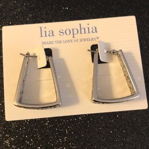 Lia Sophia Jewelry - Lia Sophia silver earrings Lia Sophia Jewelry - Lia Sophia silver earrings